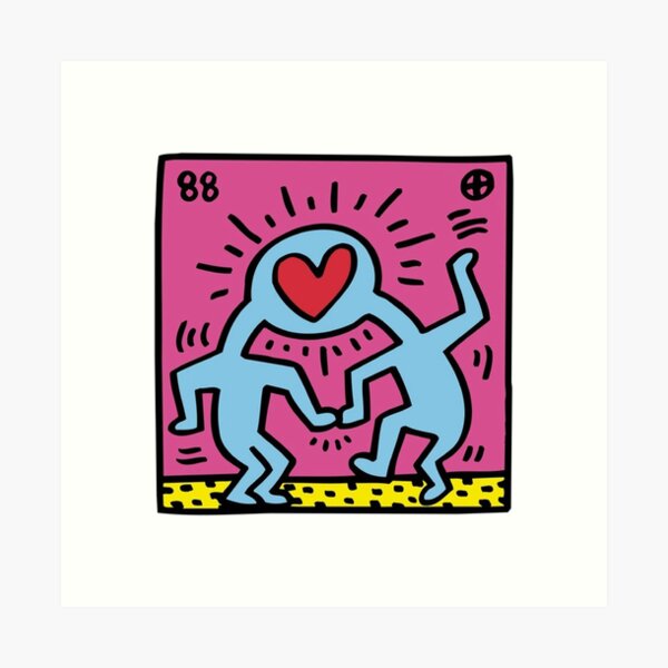 Keith Haring Flower Art Prints For Sale Redbubble