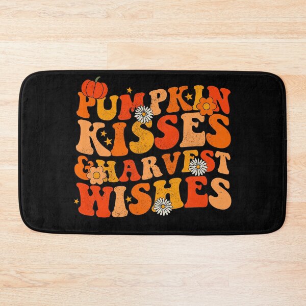 Item preview, Pumpkin Kisses Harvest Wishes Groovy Fall Autumn And Halloween designed and sold by JokeGysen.