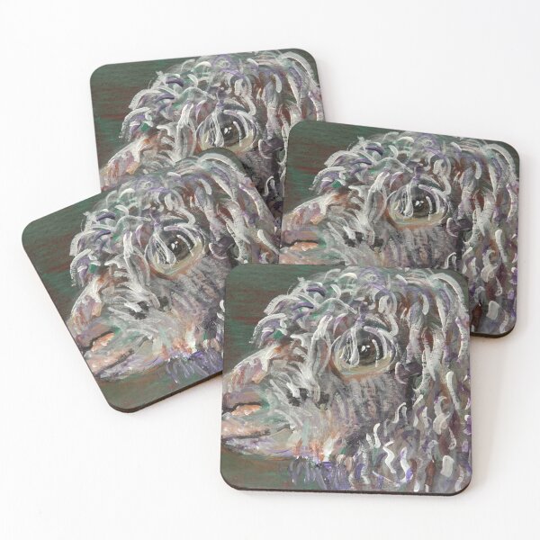 Item preview, Curly-haired alpaca designed and sold by carolineskinnerart.