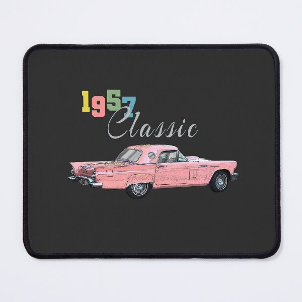 Item preview, Classic Cars, 1957 TBird, Pink TBird, Opera Window, 1950s, Vintage Sports Car, Retro Design designed and sold by classic car craze.