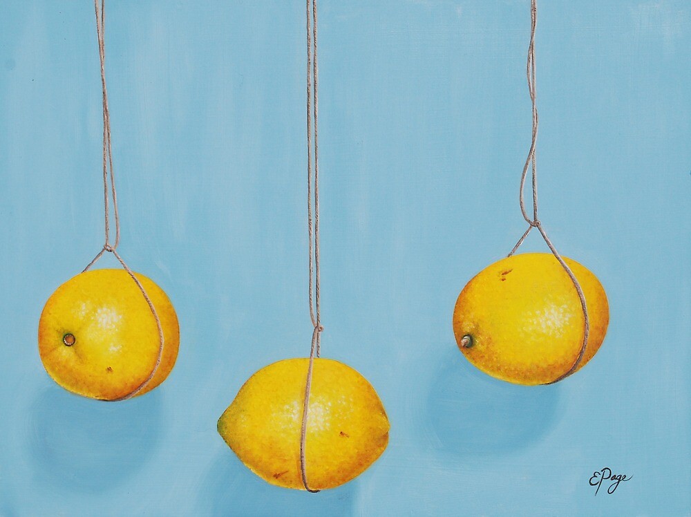 Low Hanging Lemons by emilypageart