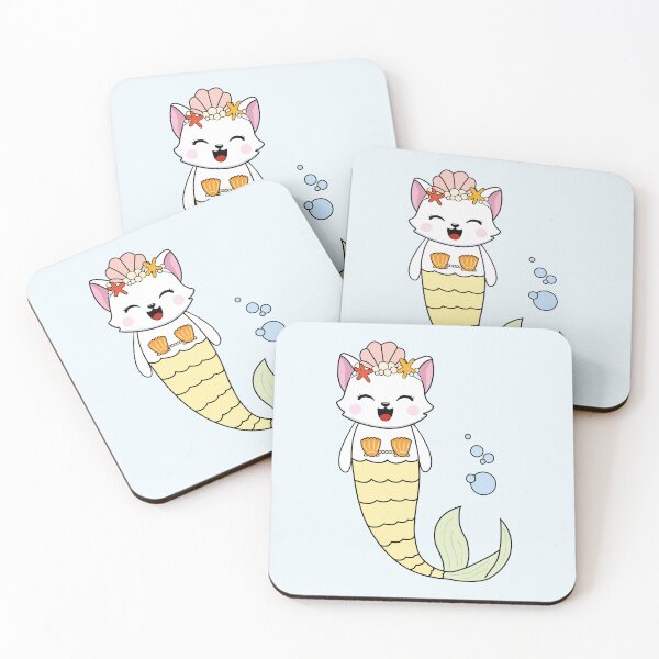 Item preview, Cat Mermaid | Colorful Sea Maid | Mermaid Day designed and sold by Pisutachio.