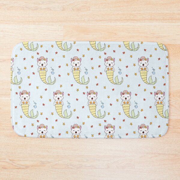 Item preview, Cat Mermaid | Colorful Sea Maid | Mermaid Day designed and sold by Pisutachio.