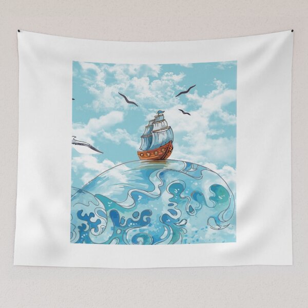 Item preview, Beautiful Violin Sea Waves Peace Art designed and sold by EugenieRausch.