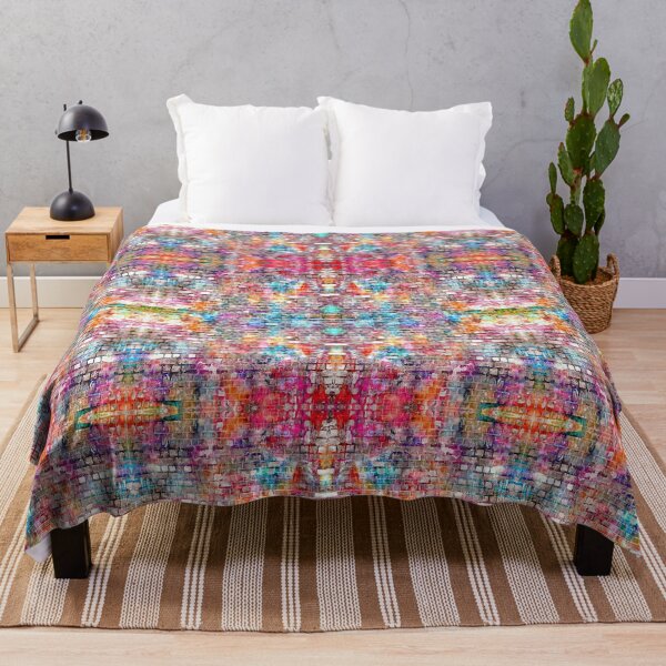 Item preview, Graffiti on Bricks Forming Colorful Mandala / Quilting Pattern Design designed and sold by CoupleCrafters.