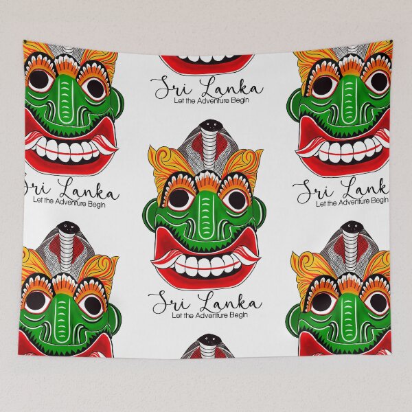 Item preview, Sri Lankan Traditinal Mask Design - Let the Adventure Begin designed and sold by InHerits.