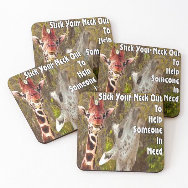 Item preview, Stick Your Neck Out Giraffes designed and sold by kristalcurt.