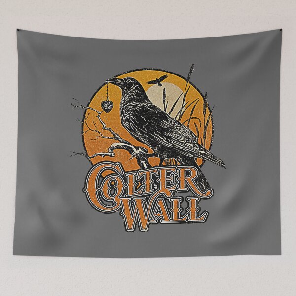 Item preview, Colter Wall Singer Songwriter Deep Baritone Composing Narratives Western Folk Colter Wall Retro Vint designed and sold by AnahiDenesik.