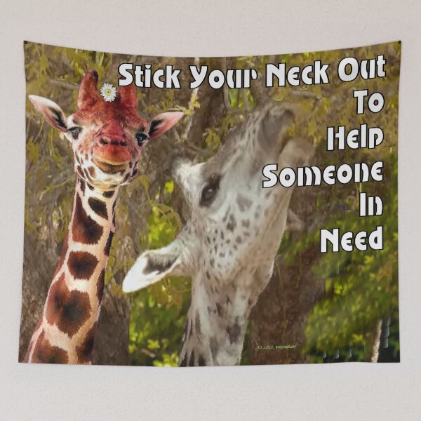 Item preview, Stick Your Neck Out Giraffes designed and sold by kristalcurt.