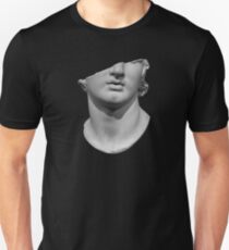 Kolossaler Kopf, halbiert Slim Fit T-Shirt