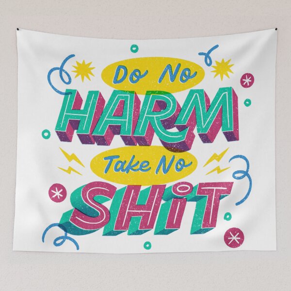Item preview, Do no harm take no shit designed and sold by Aysa Galaxy.