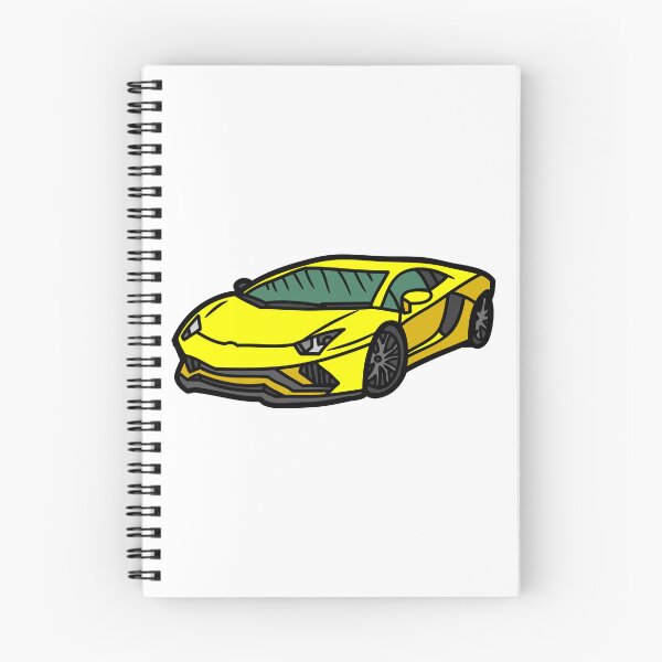 Item preview, Draw of yellow italian supercar designed and sold by JAG2B.