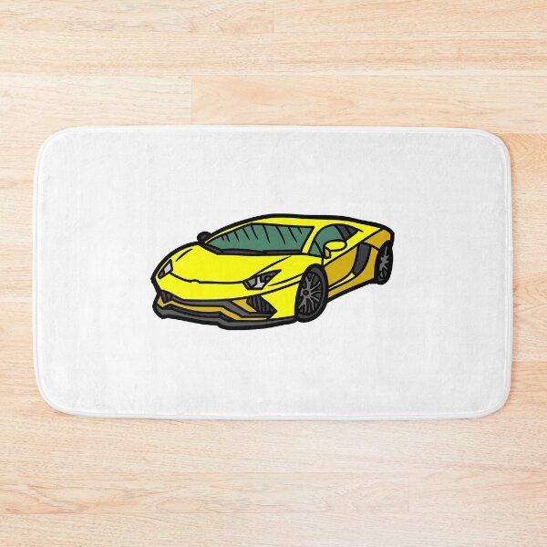 Item preview, Draw of yellow italian supercar designed and sold by JAG2B.