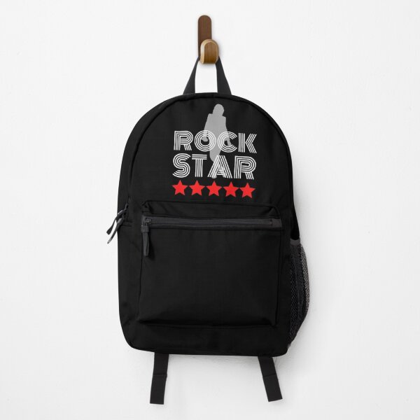 Item preview, Rock Star Female 2 White On Black Field designed and sold by paisleythermond.
