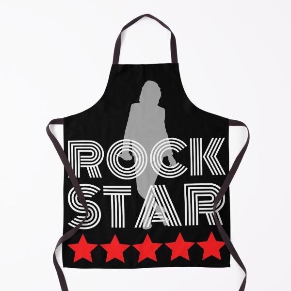 Item preview, Rock Star Female 2 White On Black Field designed and sold by paisleythermond.