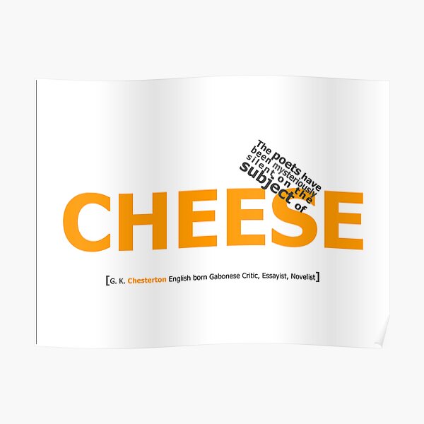 Cheese Poster