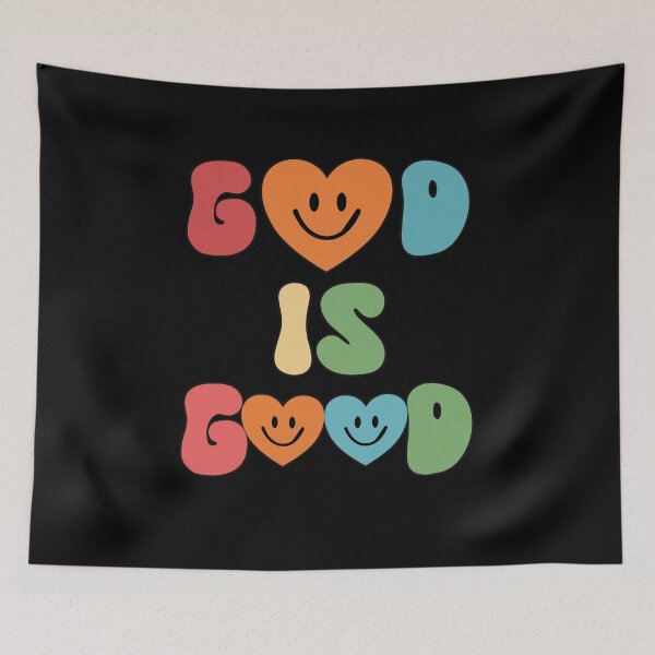 Item preview, Christian Smiley Heart God Is Good  designed and sold by cannevas.