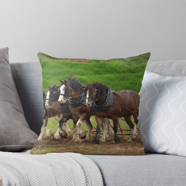 Item preview, Clydesdale Team, Farm World, Warragul designed and sold by Bev Pascoe.