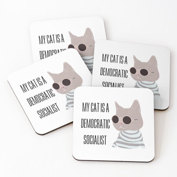 Item preview, Get a laugh with our 'funny cat' designs on adult tee shirts. Show off your political views with 'my cat is a democratic socialist' designs. Shop now! designed and sold by SERGEY OVCHARUK.