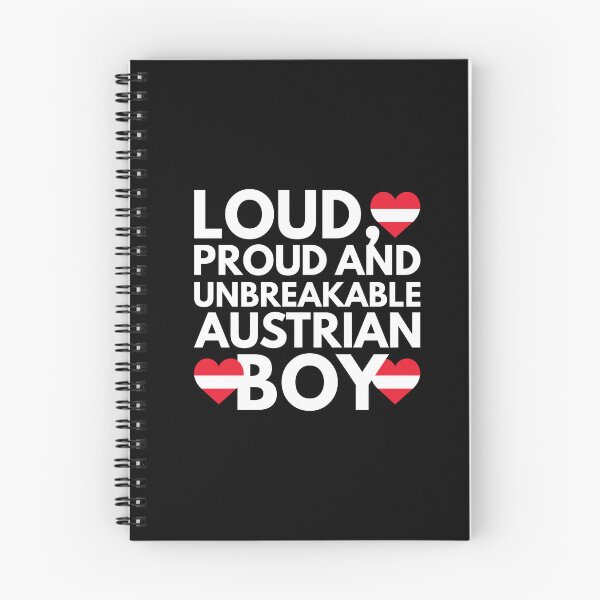 Item preview, I am Austrian Boy Loud, Proud and Unbreakable designed and sold by HelloFromAja.