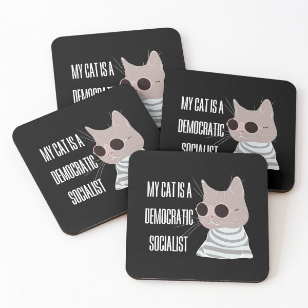 Item preview, Get a laugh with our 'funny cat' designs on adult tee shirts. Show off your political views with 'my cat is a democratic socialist' designs. Shop now! designed and sold by SERGEY OVCHARUK.