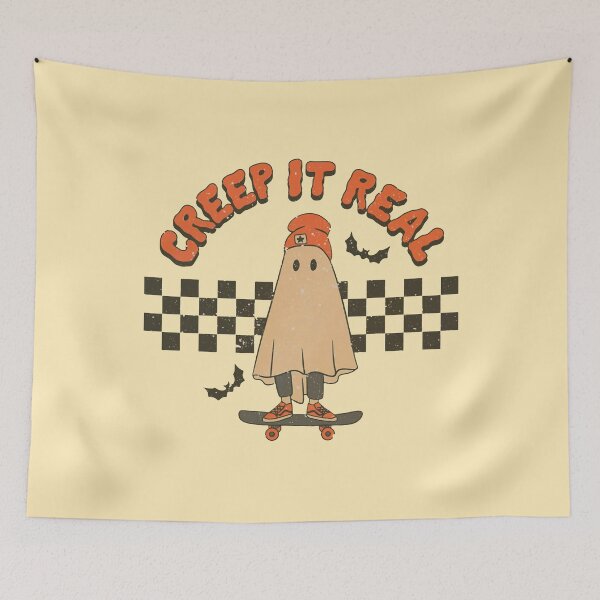 Item preview, Retro Halloween Shirt, Creep it Real Shirt, Retro Fall Shirt, Cute Fall Shirt, Vintage Ghost Halloween Shirt, Funny Vintage Shirt designed and sold by nguyenmanhlinh.