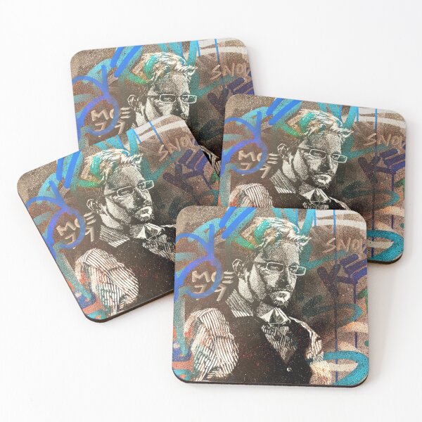 Item preview, Snowden Colorful Graffiti Art Banksy  designed and sold by WE-ARE-BANKSY.