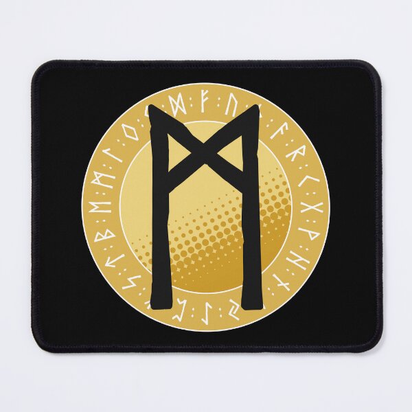 Item preview, Viking Runes and Runic Symbols - Mannaz (Mankind) designed and sold by iscaStudioArt.