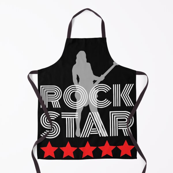 Item preview, Rock Star Female 3 White On Black Field designed and sold by paisleythermond.