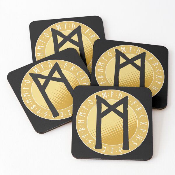 Item preview, Viking Runes and Runic Symbols - Mannaz (Mankind) designed and sold by iscaStudioArt.