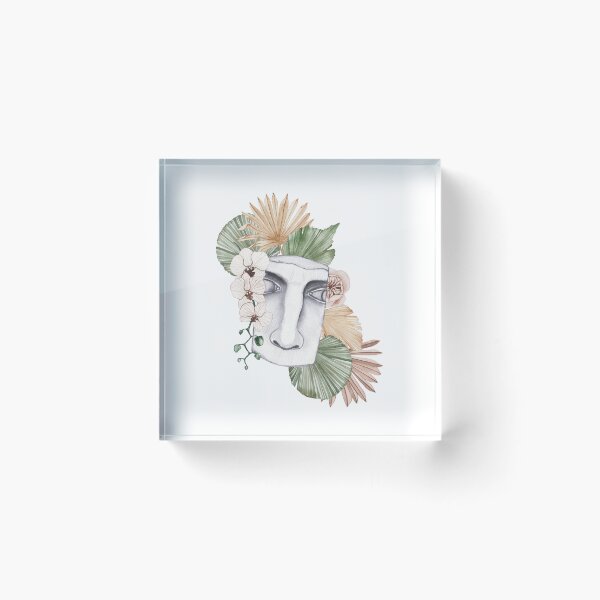Item preview, marble face with flowers designed and sold by JAG2B.