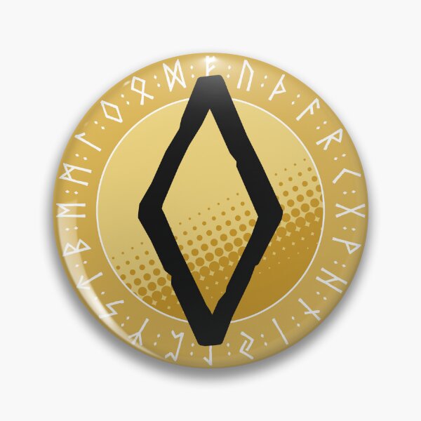 Item preview, Viking Runes and Runic Symbols - Ingwaz (Fertility) designed and sold by iscaStudioArt.