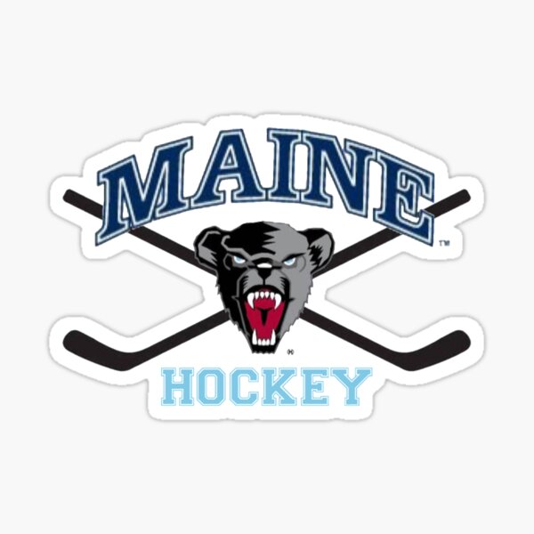 "University Of Maine Hockey Sticker" Sticker for Sale by angelaelilx