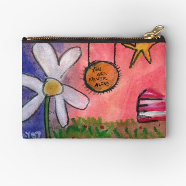 Project 321 - You are not alone. Zipper Pouch