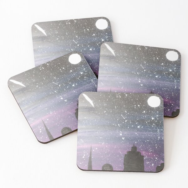Item preview, starry sky above the city designed and sold by Best-color.