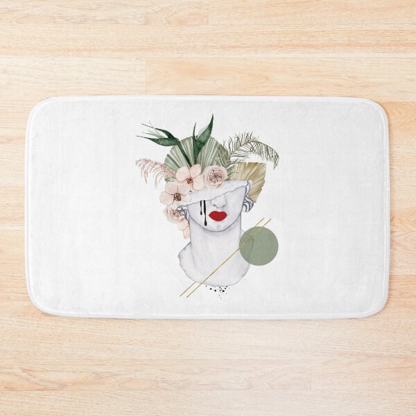 Item preview, woman head with flowers designed and sold by JAG2B.