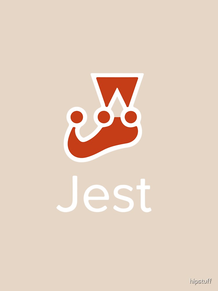  jest javascript testing logo t shirt by hipstuff redbubble