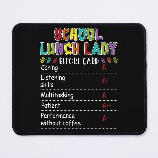 Item preview, School Lunch Lady Report Card designed and sold by Darly-Walker.