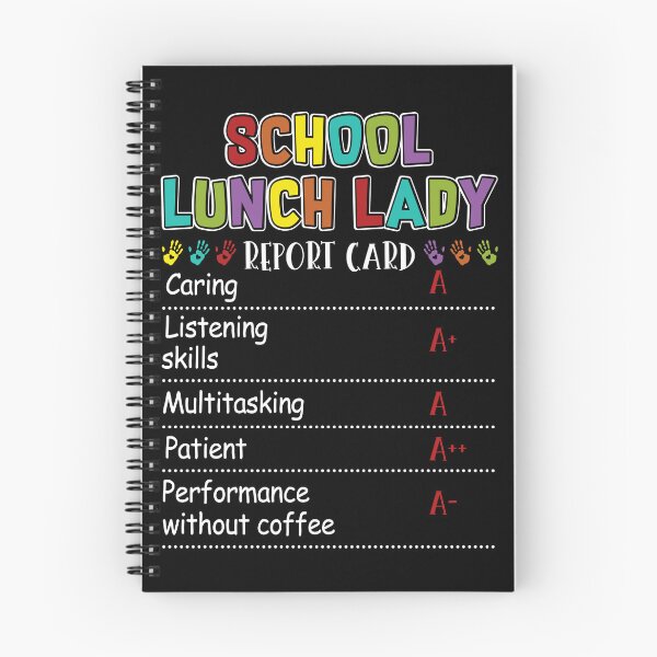 Item preview, School Lunch Lady Report Card designed and sold by Darly-Walker.