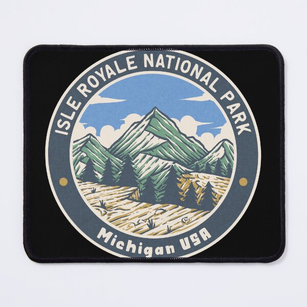 Item preview, Isle Royale National Park Vintage Mountains designed and sold by JordanHolmes.