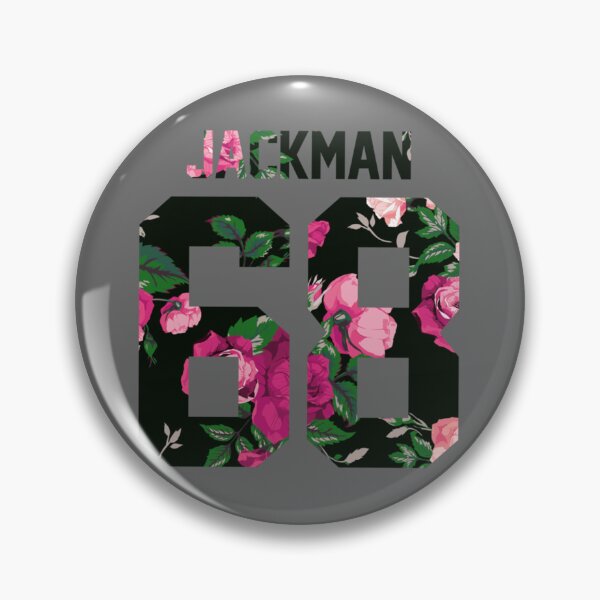 Item preview, Hugh Jackman - Colorful Flowers designed and sold by JeanieBernhard.