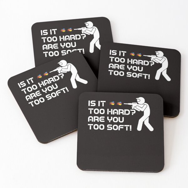 Item preview, Funny Is It Too Hard | Paintballer | Airsoft Paintball designed and sold by TomGiantDesigns.