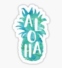 Aloha Pineapple Sticker