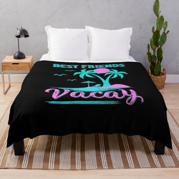 Artikelvorschau, Beach Vacation Squad Palme Sunset Best Friend Vacay Premium entworfen und verkauft von NikkiDubois.
