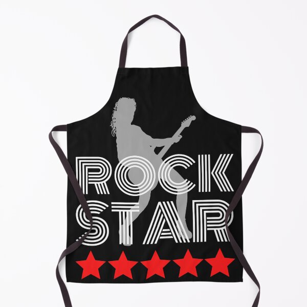 Item preview, Rock Star Female 1 White On Black Field designed and sold by paisleythermond.