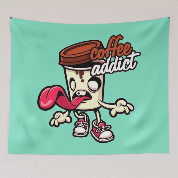 Item preview, coffee addict zombie designed and sold by si3iy.