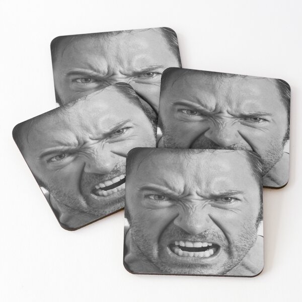 Item preview, Hugh Jackman Angry designed and sold by JeanieBernhard.
