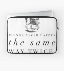 Things Never Happen the Same Way Twice, Dear One Laptop Sleeve