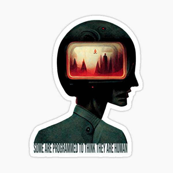 cyborg Sticker