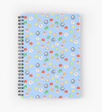 Animal Crossing Logo Pattern Spiral Notebook
